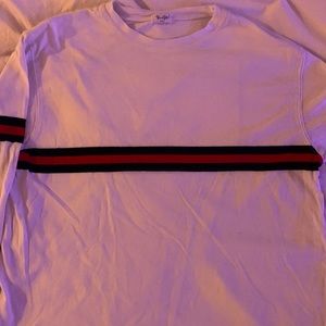 Brandy Melville stripped long sleeve top